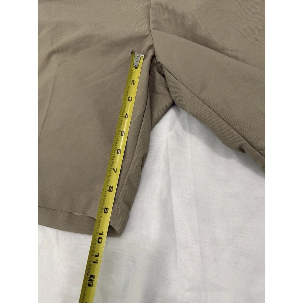 NWT Greg‎ Norman Men's Shorts Sz 42 Performance Stretch Waistband Khaki Bottoms - Picture 3 of 8